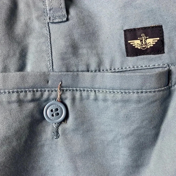 DOCKERS FLEX COMFORT SHORTS BIG MENS SIZE 50 STEEL BLUE COLOR EUC CLEAN - Picture 7 of 13